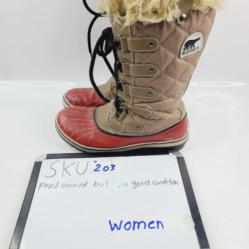 Sorel women tan
